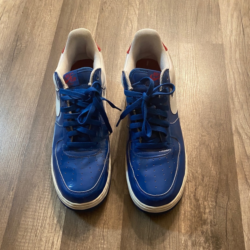 Mens Nike Air Force ones- size 13 red/ white/ blue